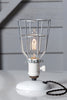 Industrial Wire Cage Desk Lamp - Vintage Style Light - Industrial Light Electric - 2