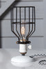 Industrial Desk Lamp - Black Wire Cage Table Light - Industrial Light Electric - 2