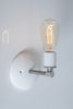 Mid Century White Wall Sconce Light