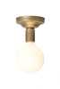 Brass Ceiling Light - Bare Bulb - Industrial Light Electric - 6