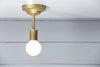 RAW Brass Ceiling Light