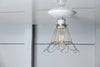 Vintage Wire Cage Light Ceiling Mount - Industrial Light Electric - 5