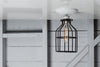 Industrial Lighting - Black Cage Light - Ceiling Mount - Industrial Light Electric - 4