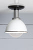 Black and White Barn Light Ceiling Mount