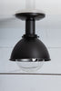 Matte Flat Black Shade - Barn Light