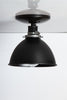 Matte Flat Black Modern Farmhouse Ceiling Light