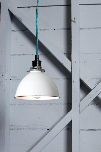 White shade pendant light on sale
