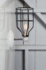 Industrial Wall Light - Black Wire Cage Wall Sconce Lamp - Industrial Light Electric - 1