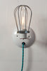 Industrial Wall Light - Wire Cage Lamp - Plug In - Industrial Light Electric - 3