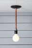 Pendant Copper Pipe Light - Bare Bulb Lamp - Industrial Light Electric - 2