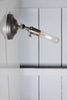 Bare Bulb Sconce - Angled Lamp