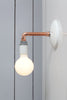 Copper Pipe Wall Sconce Light - Bare Bulb Lamp - Industrial Light Electric - 5