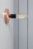 Copper Wall Mount Light - Bare Bulb - Industrial Light Electric - 8