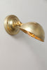 Brass Shade Wall Sconce - Adjustable Light