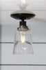 Glass Shade Light - Ceiling Mount - Semi Flush - Industrial Light Electric - 1