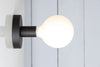 Matte Flat Black Wall Sconce