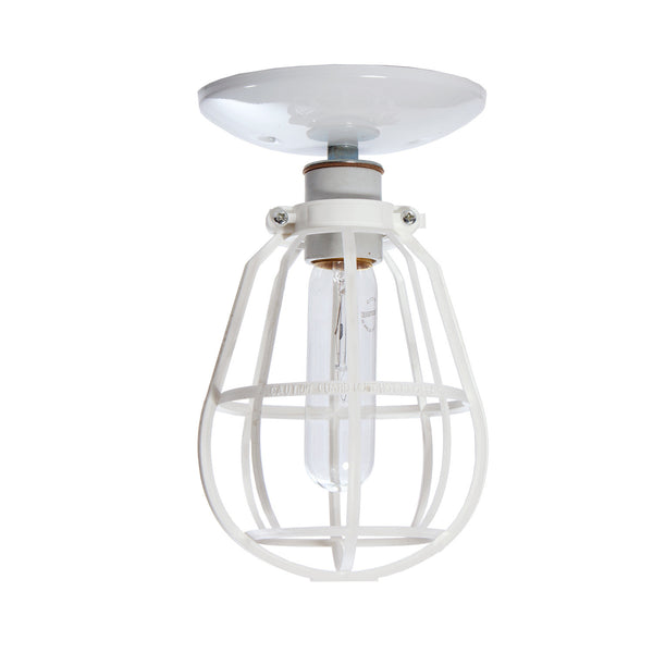 Modern Cage Light Ceiling Mount Industrial Light Electric