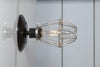 Cage Sconce Wall Light - Vintage Cage Lamp - Industrial Light Electric - 3