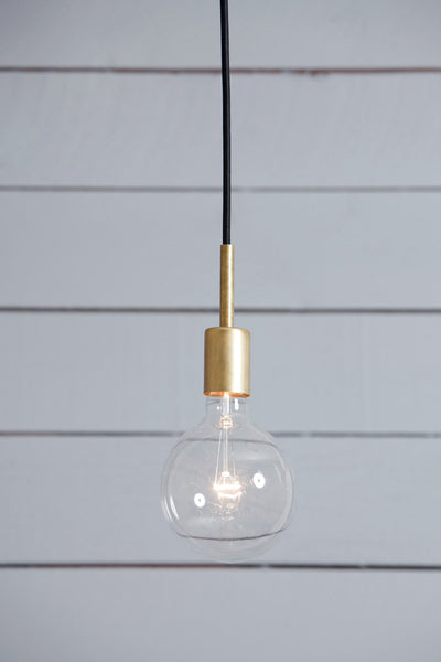 Brass Pendant Light - Mid Century