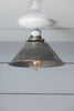 Steel Metal Shade Light - Semi Flush Mount Lamp - Industrial Light Electric - 2