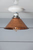 Copper Metal Shade Light - Semi Flush Mount Lamp - Industrial Light Electric - 1