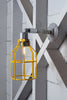 Yellow Cage Light - Exterior Wall Mount Sconce - Industrial Light Electric - 2