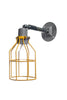 Yellow Cage Light - Exterior Wall Mount Sconce - Industrial Light Electric - 4