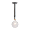 Pendant Pipe Light - Bare Bulb Lamp - Industrial Light Electric - 5