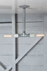 Pendant Pipe Light - Double Bare Bulb Lamp - Industrial Light Electric - 1