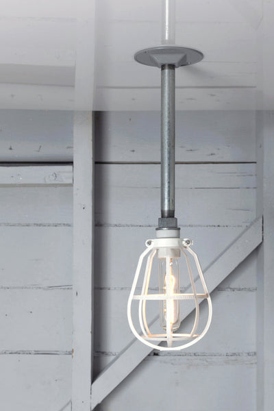Pendant Cage Pipe Light - Industrial Light Electric - 1