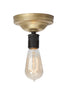 Brass Ceiling Light - Bare Bulb - Industrial Light Electric - 7