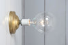 Brass Wall Sconce - Bare Bulb - Industrial Light Electric - 9