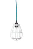 Industrial Modern Pendant - White Cage Light - Industrial Light Electric - 2