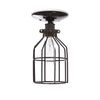 Industrial Lighting - Black Cage Light - Ceiling Mount - Industrial Light Electric - 2