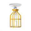 Industrial Lighting - Yellow Cage Light - Ceiling Mount - Industrial Light Electric - 3