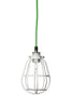 Industrial Modern Pendant - White Cage Light - Industrial Light Electric - 3