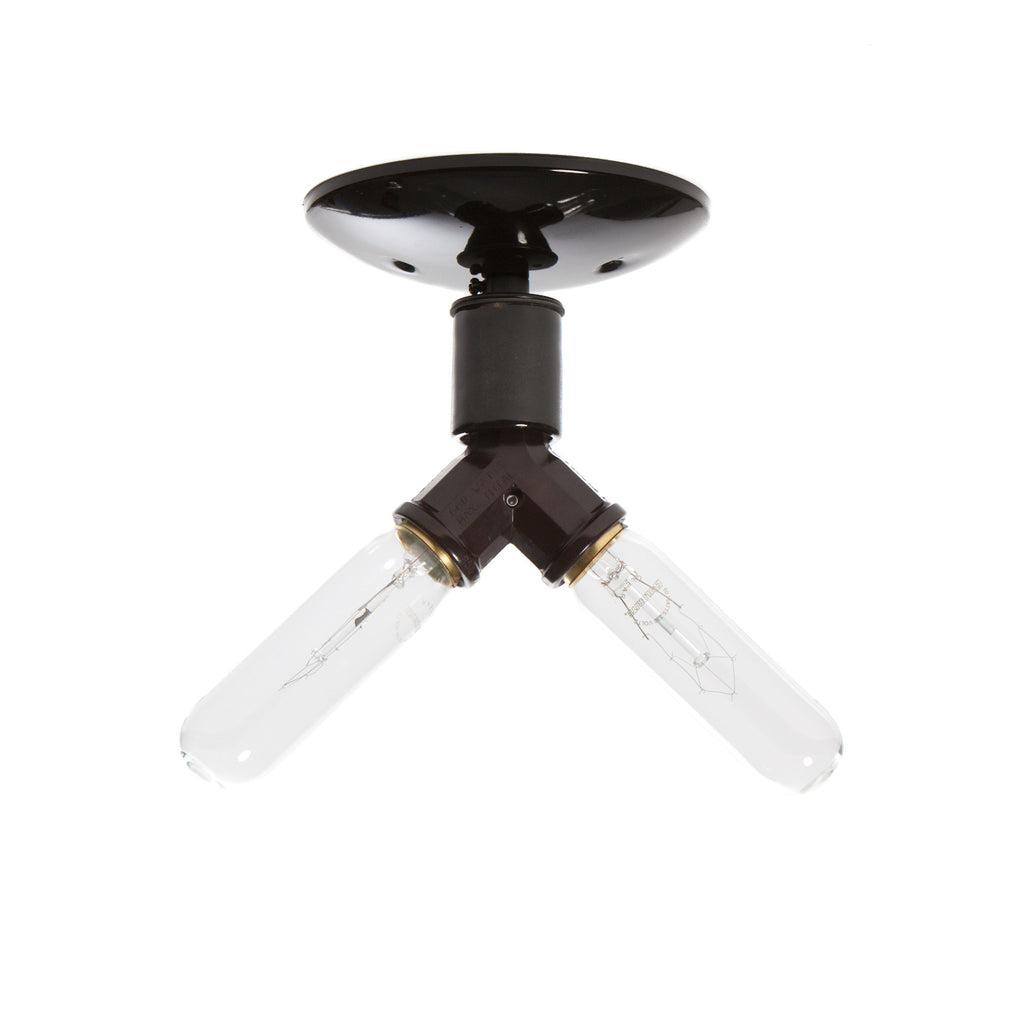 Double Bare Bulb - Ceiling Mount - Industrial Light Electric - 3