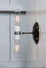 Double Wall Sconce - Industrial Wall Light - Bare Bulb Lamp - Industrial Light Electric - 2