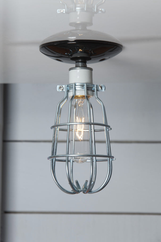 Ceiling Mount Cage Light - Industrial Light Electric - 2