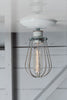 Industrial Modern Lighting - Wire Cage Light - Ceiling Mount - Industrial Light Electric - 1