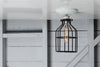 Industrial Lighting - Black Cage Light - Ceiling Mount - Industrial Light Electric - 4