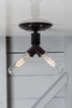 Double Bare Bulb - Ceiling Mount - Industrial Light Electric - 1