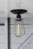 Industrial Modern Lighting - Wire Cage Light - Ceiling Mount - Industrial Light Electric - 4