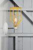 Industrial Wall Sconce - Yellow Wire Cage Wall Light - Industrial Light Electric - 1