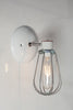 Industrial Wall Lamp - Wire Cage Wall Sconce Lamp - Industrial Light Electric - 4