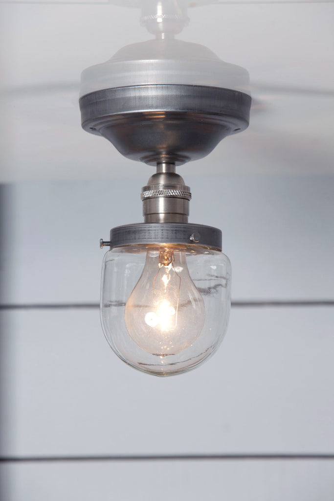 Glass Shade Beacon Light - Semi Flush Mount - Industrial Light Electric - 1