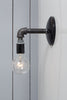 Industrial Black Pipe Wall Sconce Light - Bare Bulb Lamp - Industrial Light Electric - 7