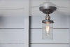 Cylinder Glass Shade Light - Semi Flush Mount - Industrial Light Electric - 3