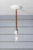 Pendant Copper Pipe Light - Bare Bulb Lamp - Industrial Light Electric - 4