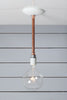 Pendant Copper Pipe Light - Bare Bulb Lamp - Industrial Light Electric - 3